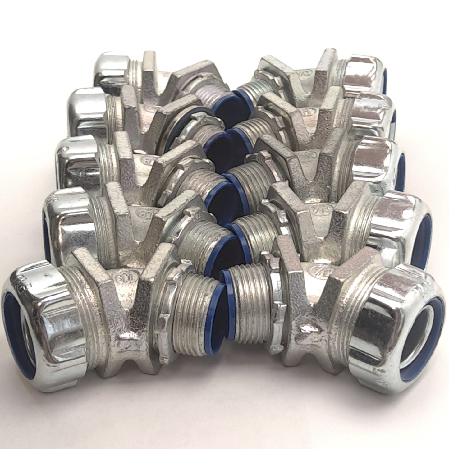Used Lot of 10 T&B Fittings 4932 Strain Relief Connector For EMT Conduit 3/4" Thread