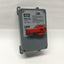 Used Hubbell HBLDS3 Circuit-Lock Disconnect Switch & Enclosure 3-Pole 600VAC 30A