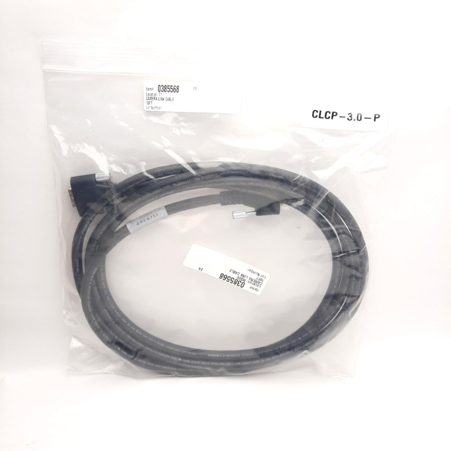 New Intercon 1 CLCP-3.0-P Interflex Camera Link Cable 3m Length, MDR to MDR