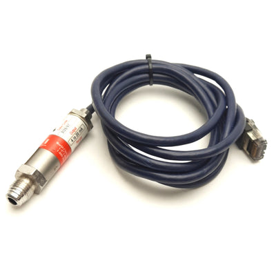 Used SPAN SPT-204 Pressure Sensor, 250PSI to 4-20mA, 1/4"NPT, 24VDC, 6ft Cable