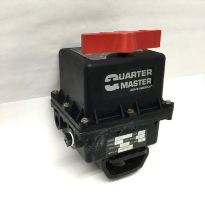 Used Asahi A94M2WJ 1/4-Turn Electric Valve Actuator 115VAC, 150 in-lbs, 2x SPDT 15A