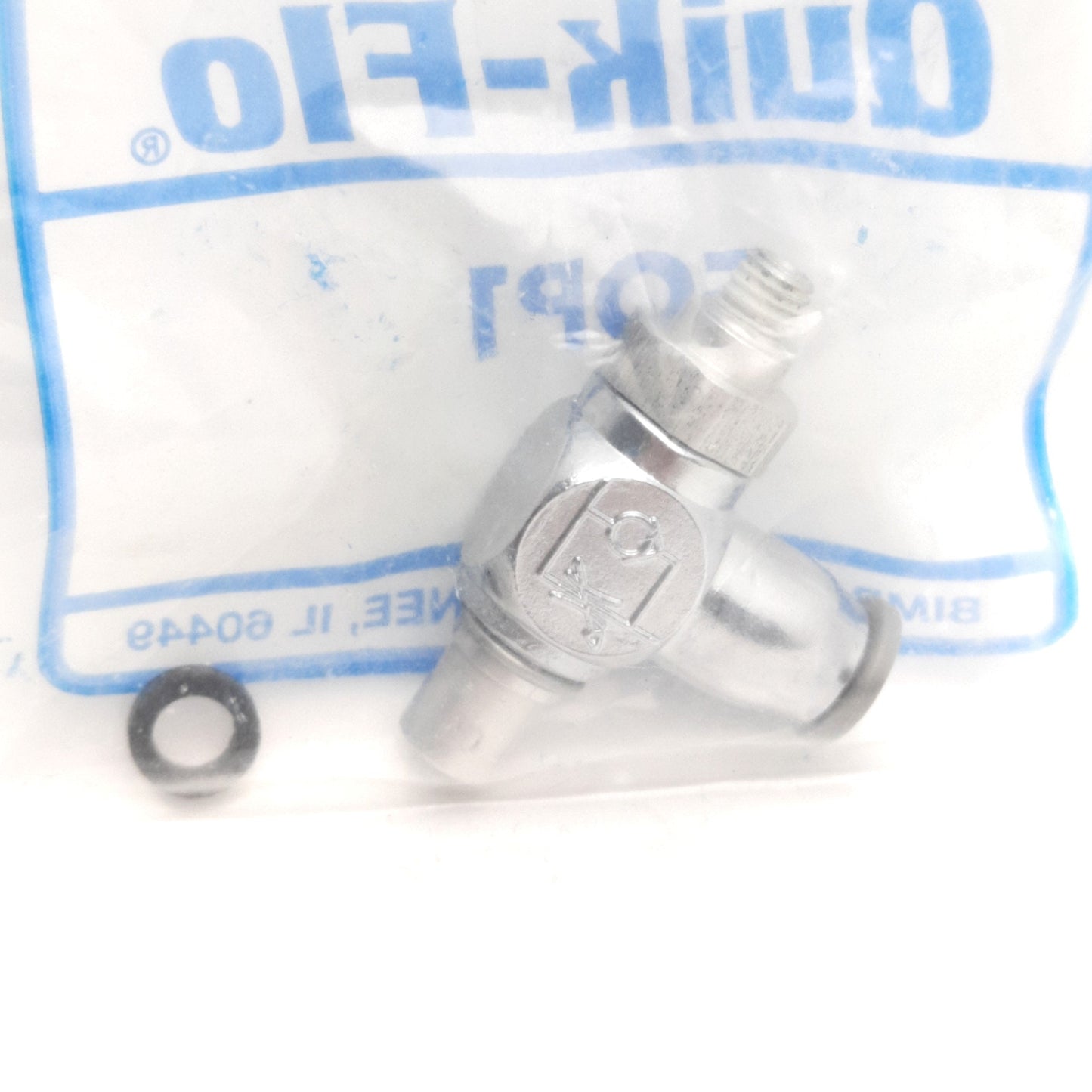 New Lot of 2 Bimba FQP1 Port Mounted Flow Controller, 10-32 Port to 5/32" P2C