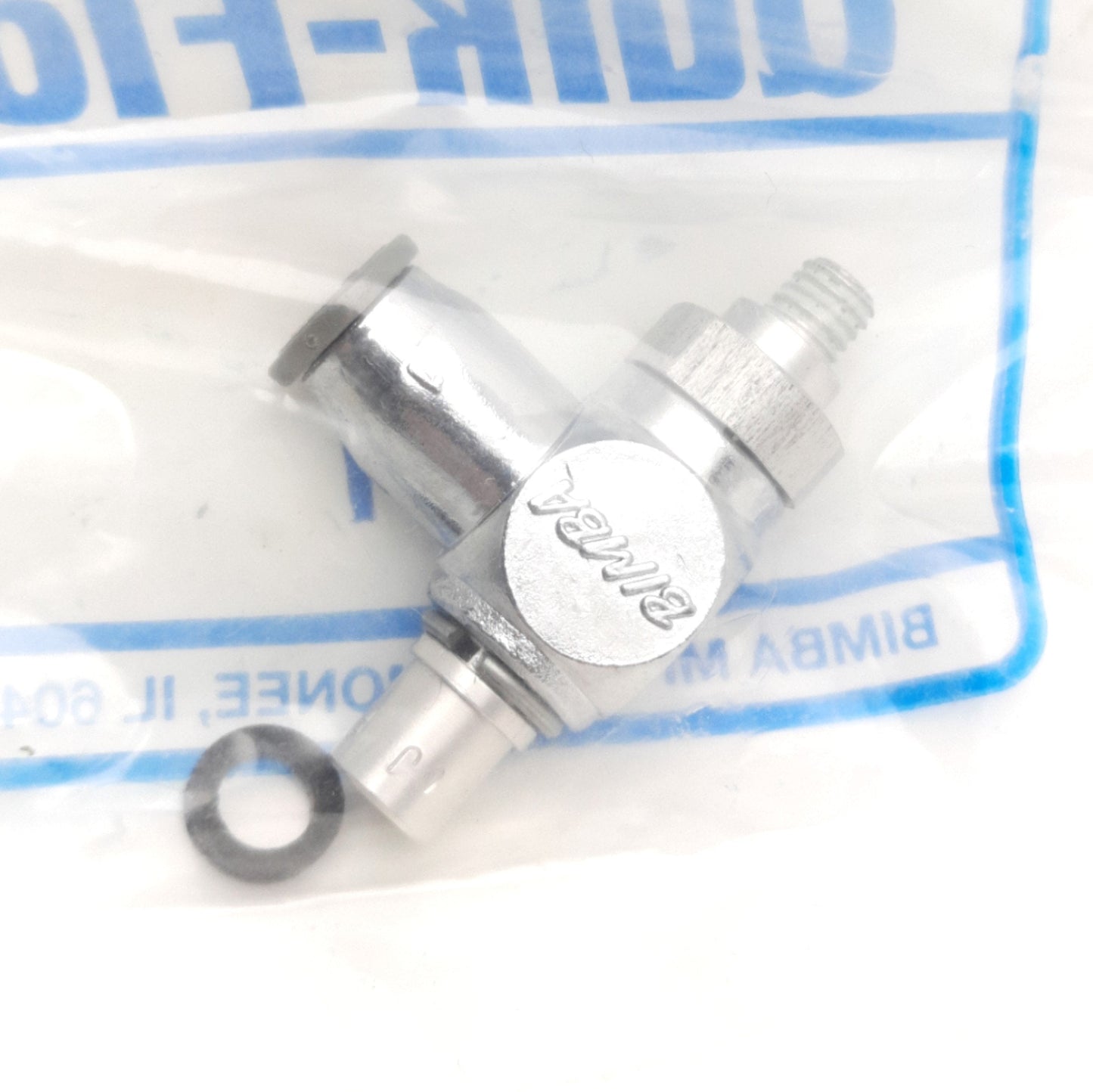 New Lot of 2 Bimba FQP1 Port Mounted Flow Controller, 10-32 Port to 5/32" P2C