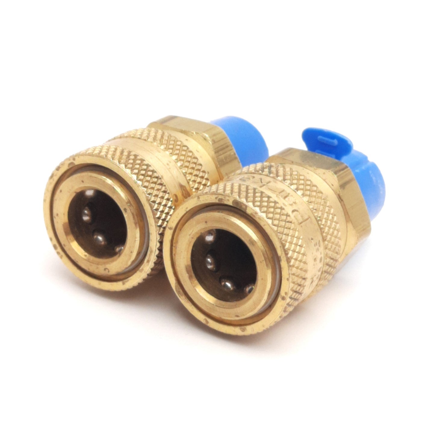 Used Lot of 2 Parker BST-2M Hydraulic Quick Connect Hose Coupling, 1/4" NPT Male