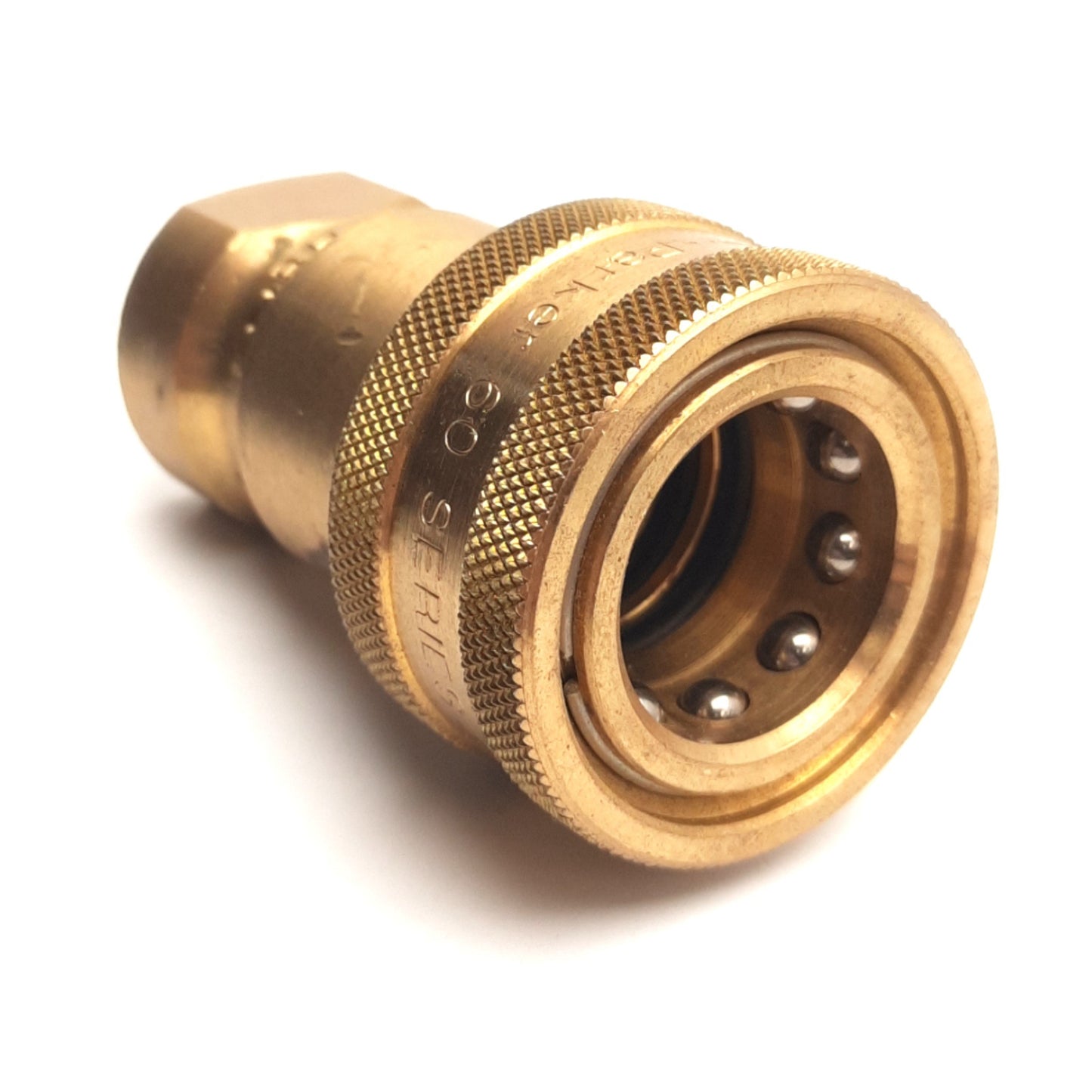 Used Parker BH4-60 Hydraulic Quick Connect Coupler, 1/2" NPT Female, 3500 Psi Max