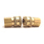 Used Lot of 2 Parker BST-2 Hydraulic Quick Connect Hose Coupling, 1/4" NPT Female