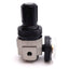 Used SMC AR10-M5H-Z Pressure Regulator, Supply: 145psi, Set: 7-100psi, M5x0.8