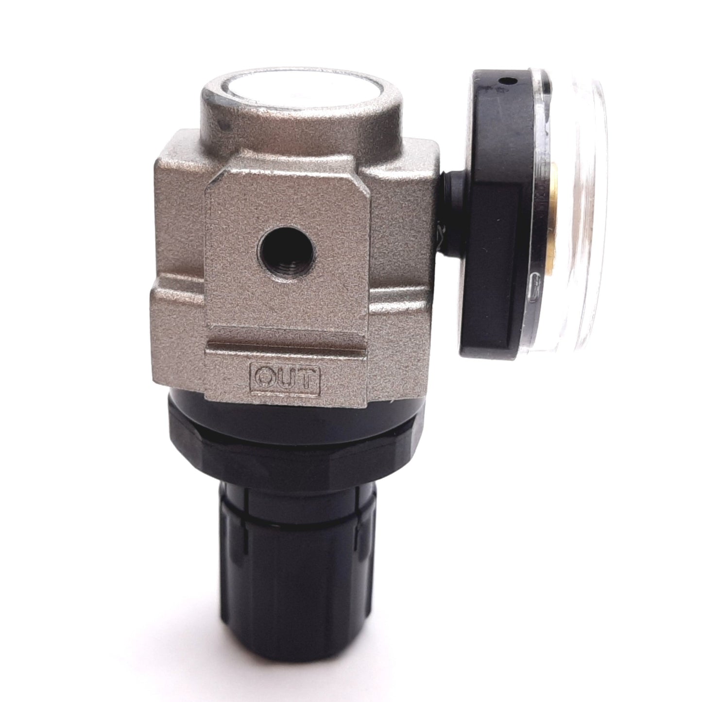 Used SMC AR10-M5H-Z Pressure Regulator, Supply: 145psi, Set: 7-100psi, M5x0.8