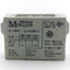 Used Moeller AGM-2-11-PKZ2 Auxiliary Contact, 600 VAC 10A, 250VDC 0.5A, 2NO/2NC