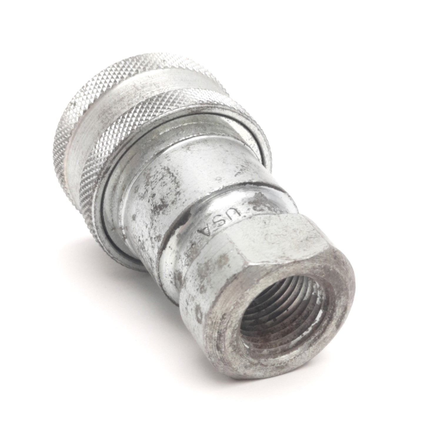 Used Parker H4-62 Hydraulic Quick Connect Coupling 1/2" FNPT, 27.4 In-Hg to 4000Psi