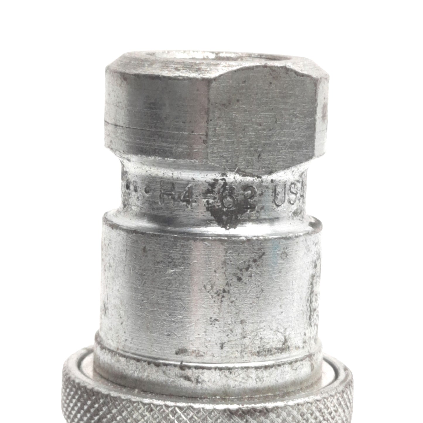 Used Parker H4-62 Hydraulic Quick Connect Coupling 1/2" FNPT, 27.4 In-Hg to 4000Psi