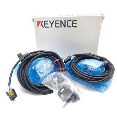 New KEYENCE IB-05 Laser Thrubeam Sensor 660nm 0-300mm