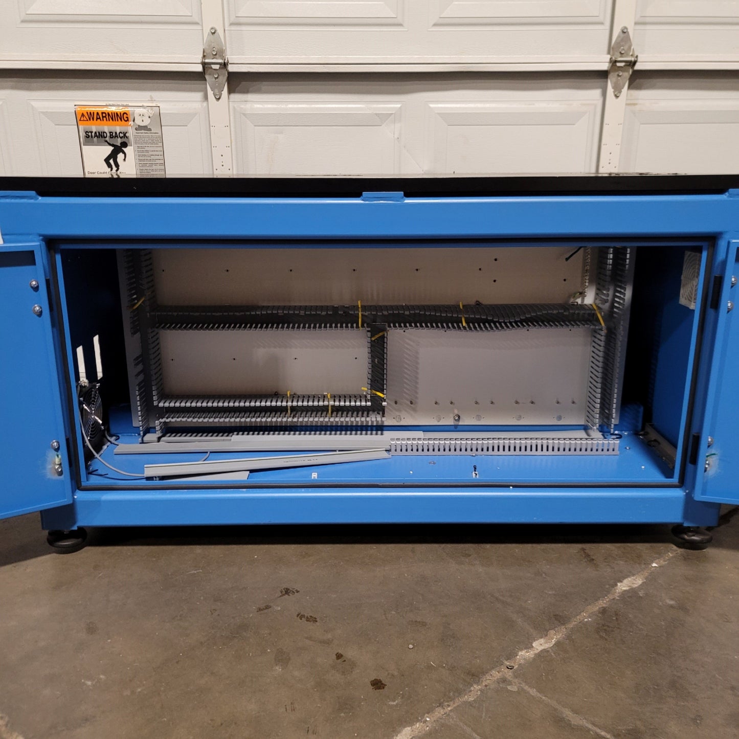 Used Inter-Lakes B-250 56"x 29" Industrial Steel Machine Base Table Workstation Bench