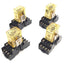 Used Lot of 4 IDEC RY4S-UDC24V Power Relay, 14-Pin, 4PDT 240VAC 5A, 24VDC Coil