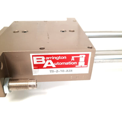 Used Barrington Automation TS-2-10-Air Pneumatic Slide Table, Stroke: 10" Bore: 0.62"