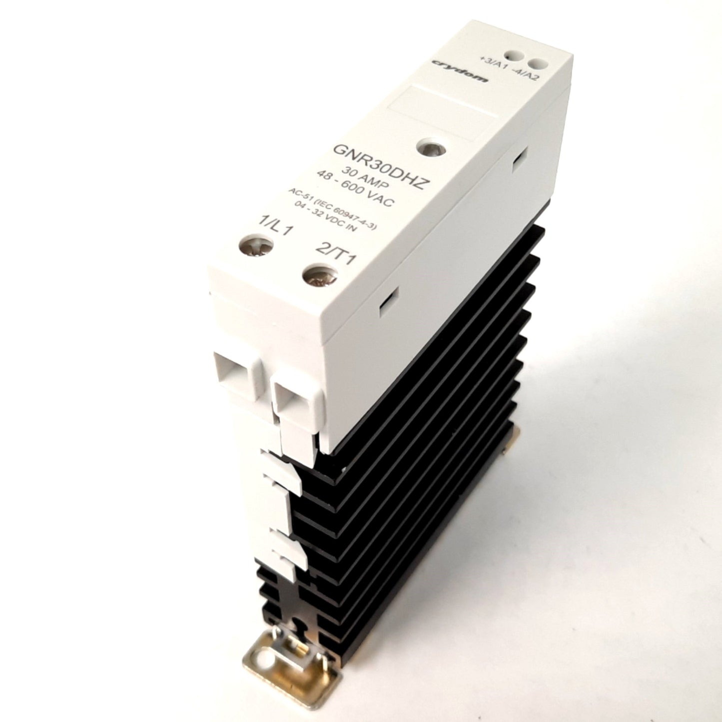 Used Crydom GNR30DHZ Solid State Relay, Control: 4-32VDC, Contact: 30A 48-600VAC