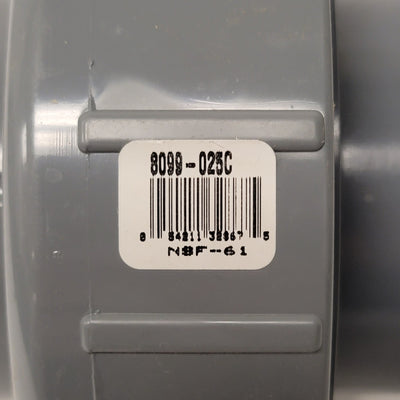 New Spears 8099-025C 2-1/2" Schedule 80 CPVC Union 2000 Socket To FIPT EPDM O-Ring