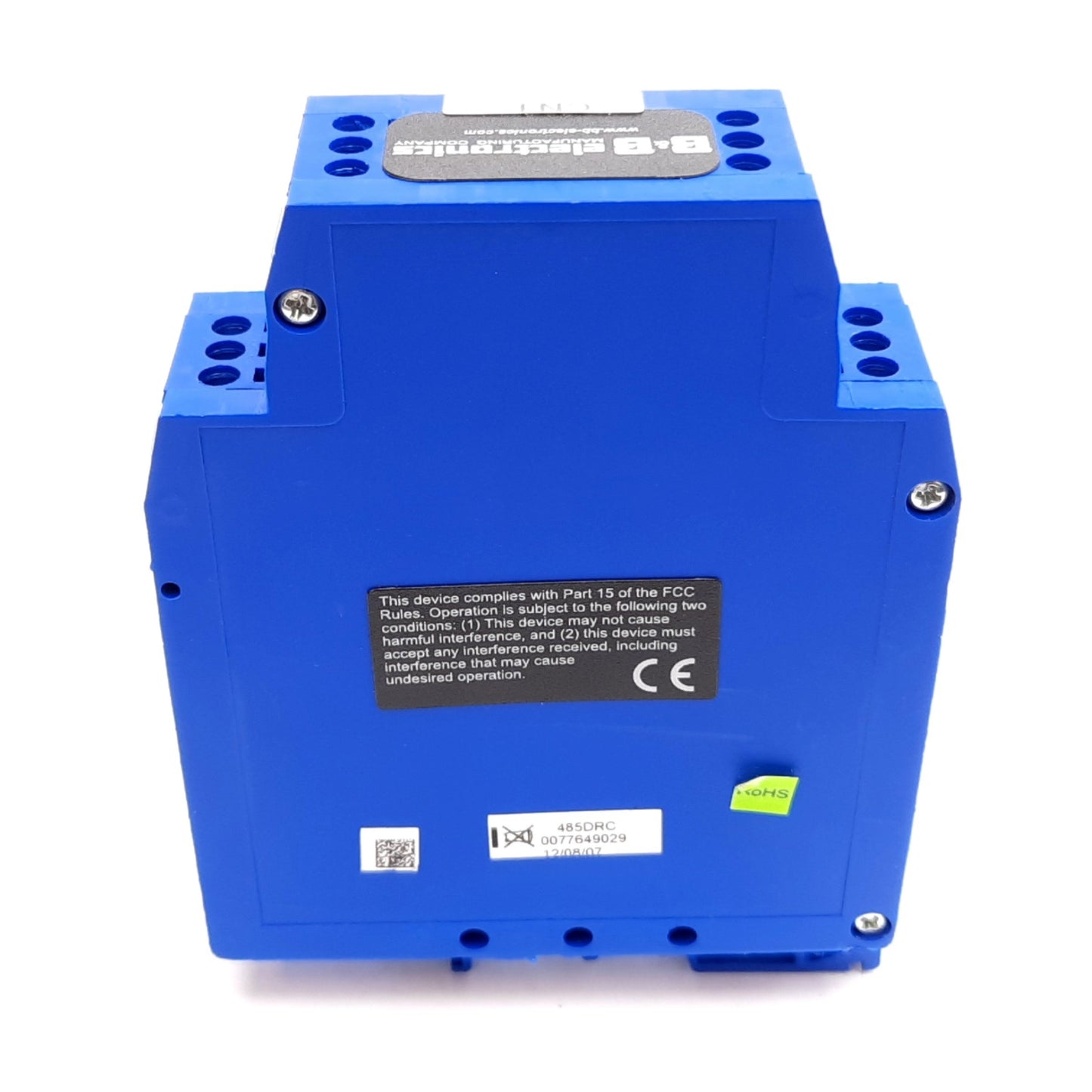 Used B&B Electronics 485DRC Optically Isolated Serial Converter, RS-232 RS-422/485