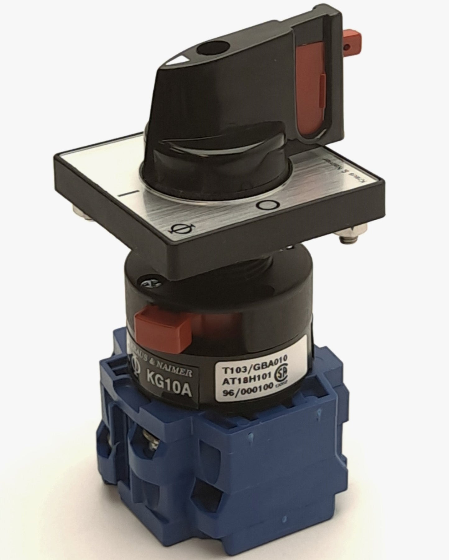 Used Kraus & Naimer KG10A.T103/GBA010 Selector Switch, 20A, 600VAC Max, 3-Pole, 2-Pos