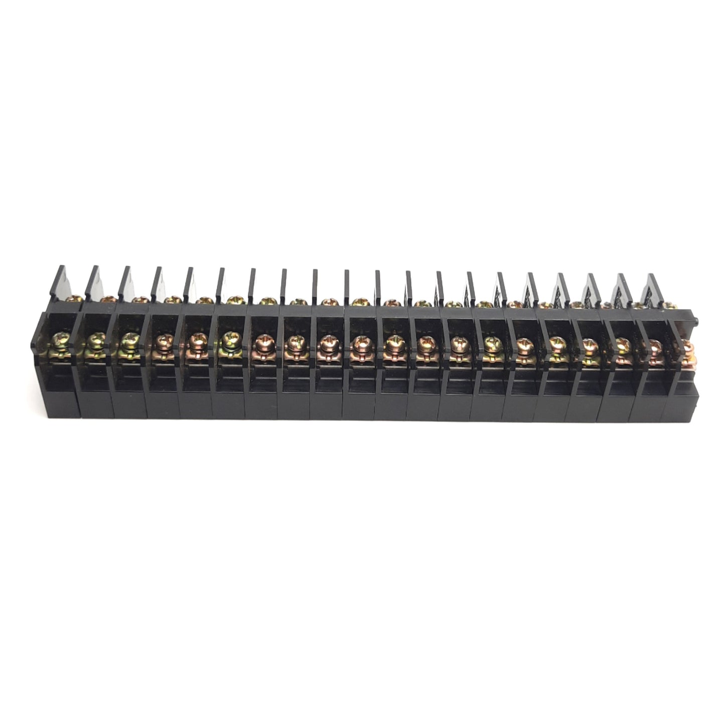 Used Lot of 20 Kasuga TX10 Terminal Blocks, 1x1 Input/Output, 20A Max, Din Rail Mount