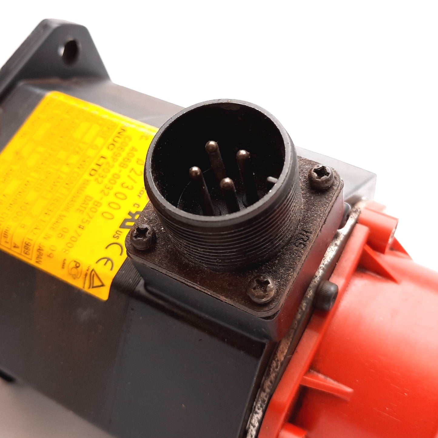 Used Fanuc A06B-0032-B075#7008 AC Servo Motor Voltage 176V, Frequency 200Hz, 2.8A 3PH