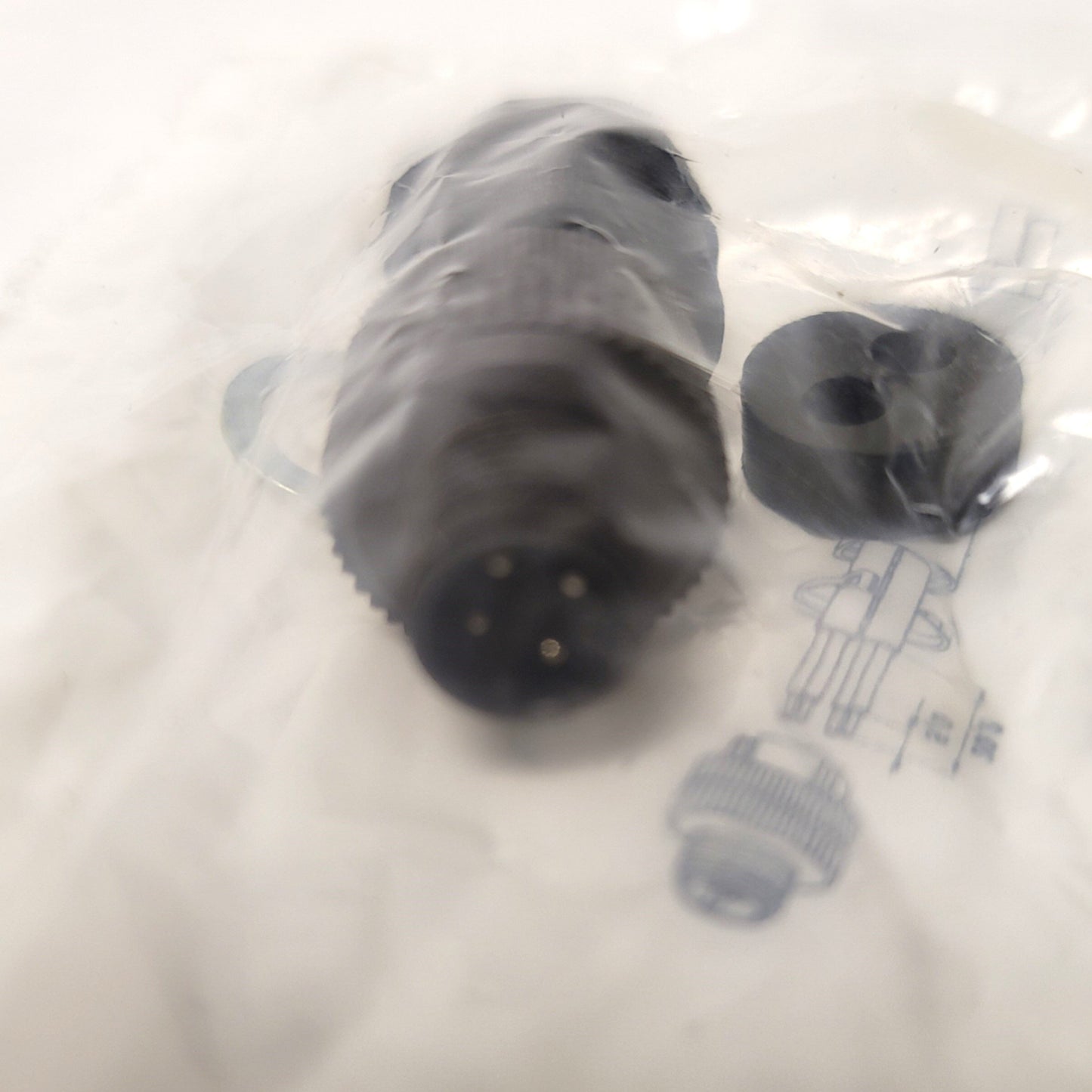 New Turck DBS 8141-0 Straight Male M12 4-Pin Eurofast Field Wireable Connector