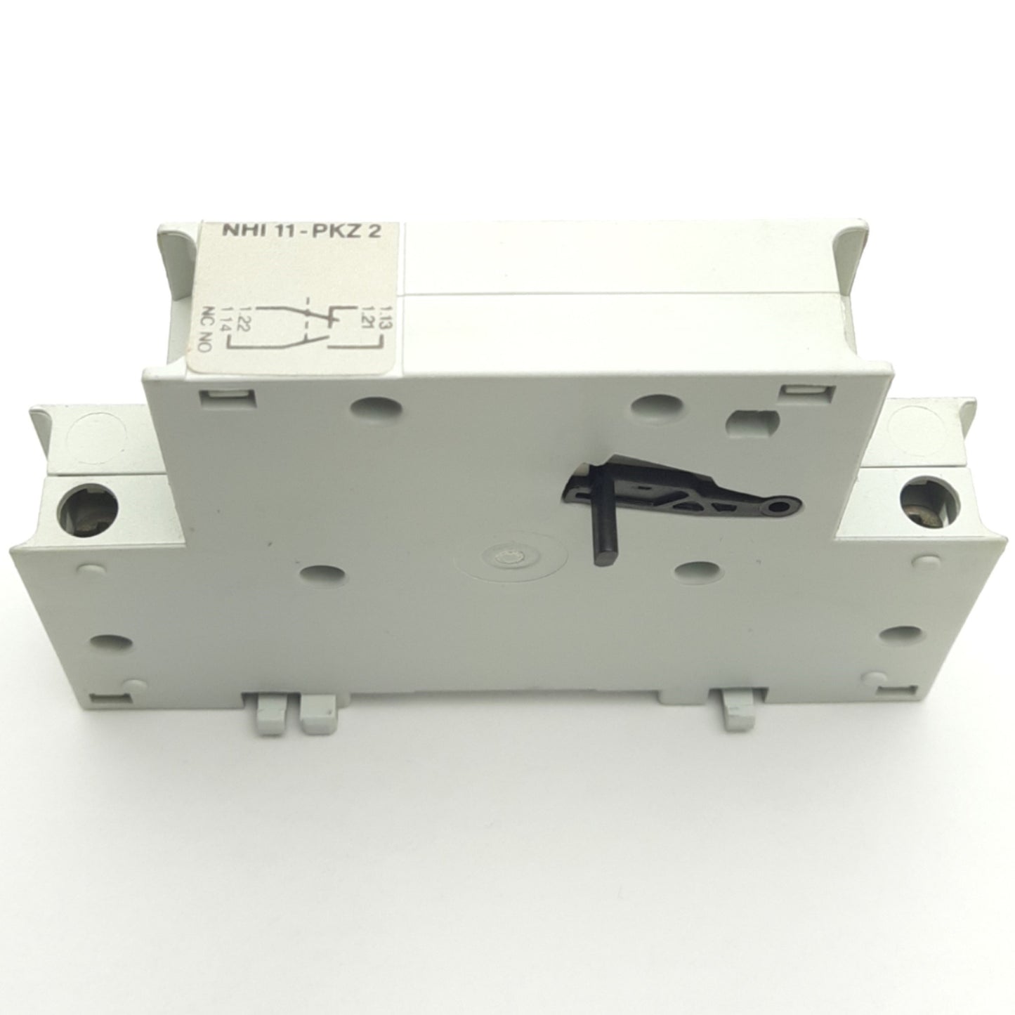 Used Lot of 2 Moeller NHI11-PKZ2 Auxiliary Contact DPST 1NO/1NC 600VAC 5A 250VDC 0.5A