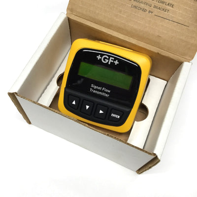 New – Open box GF Signet 3-8550-1 ProcessPro Field Mount Flow Transmitter 12-24VDC, 4-20mA Out