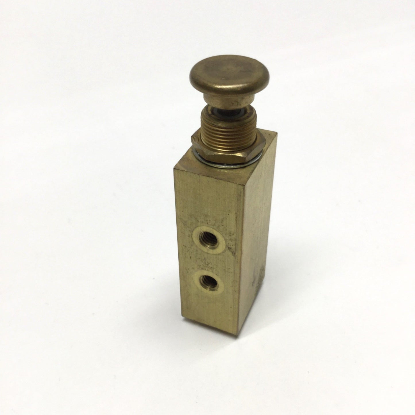 Used Clippard FV-5 Spool Plunger Valve Spring Return, 4-Way, 5-Port, #10-32, 150psi