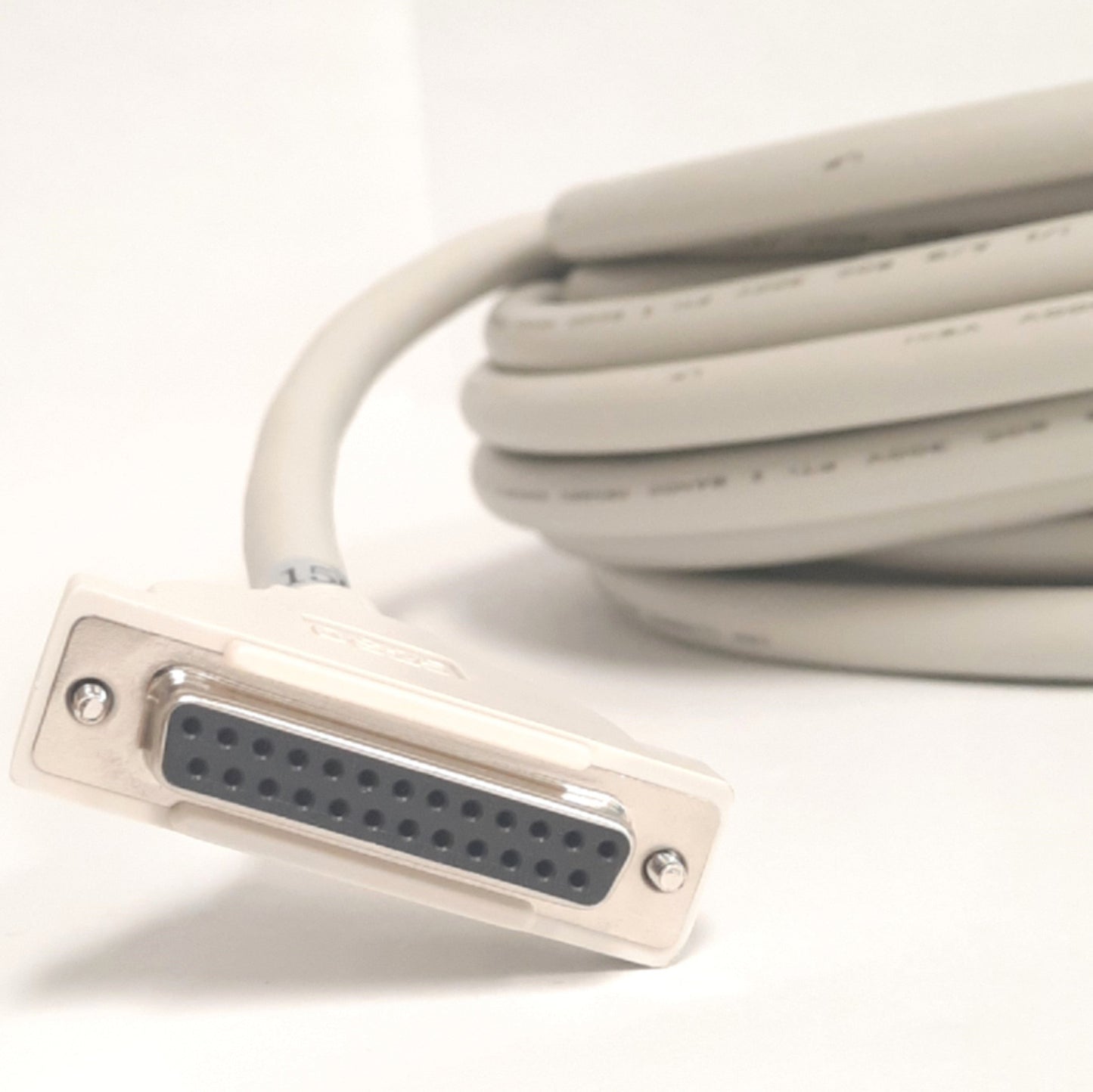 New – Open box SMC AXT100-DS25-150 VV5Q Manifold Cable, DB25 Female, 24AWG, 300VAC, 15m Long