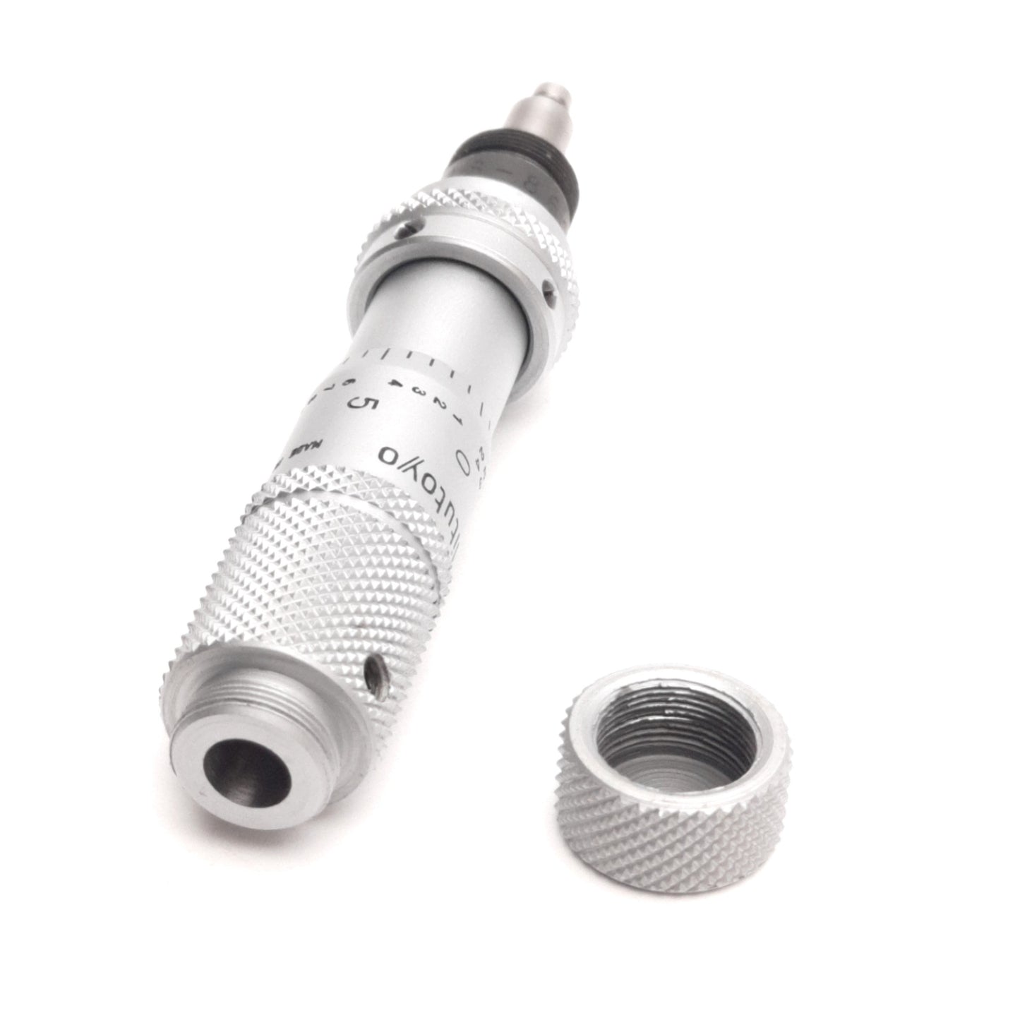 Used Mitutoyo 148-862 Micrometer Head, 0 to 0.5", With Zero Adjustable Thimble