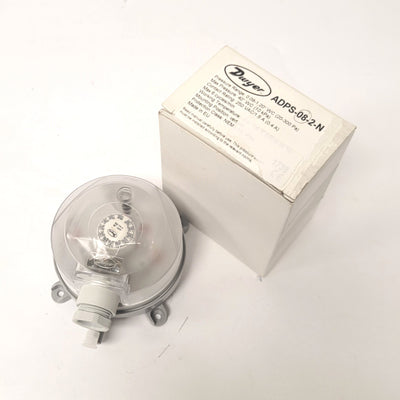 Dwyer ADPS-08-2-N Adjustable Differential Pressure Switch 0.08 to 1.2"w.c. M20