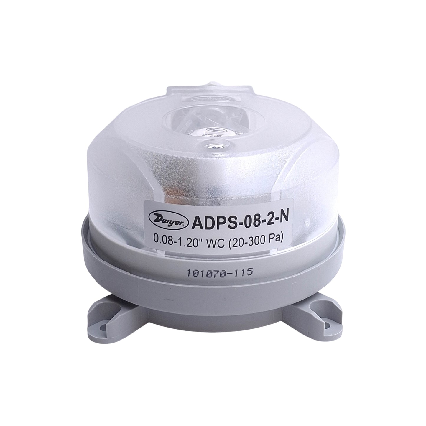 New Dwyer ADPS-08-2-N Adjustable Differential Pressure Switch 0.08 to 1.2"w.c. M20