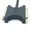 Used Fanuc IC693CBL305A PCM Communication Cable, 25-Pin D-Sub, Male (1) - Female (2)