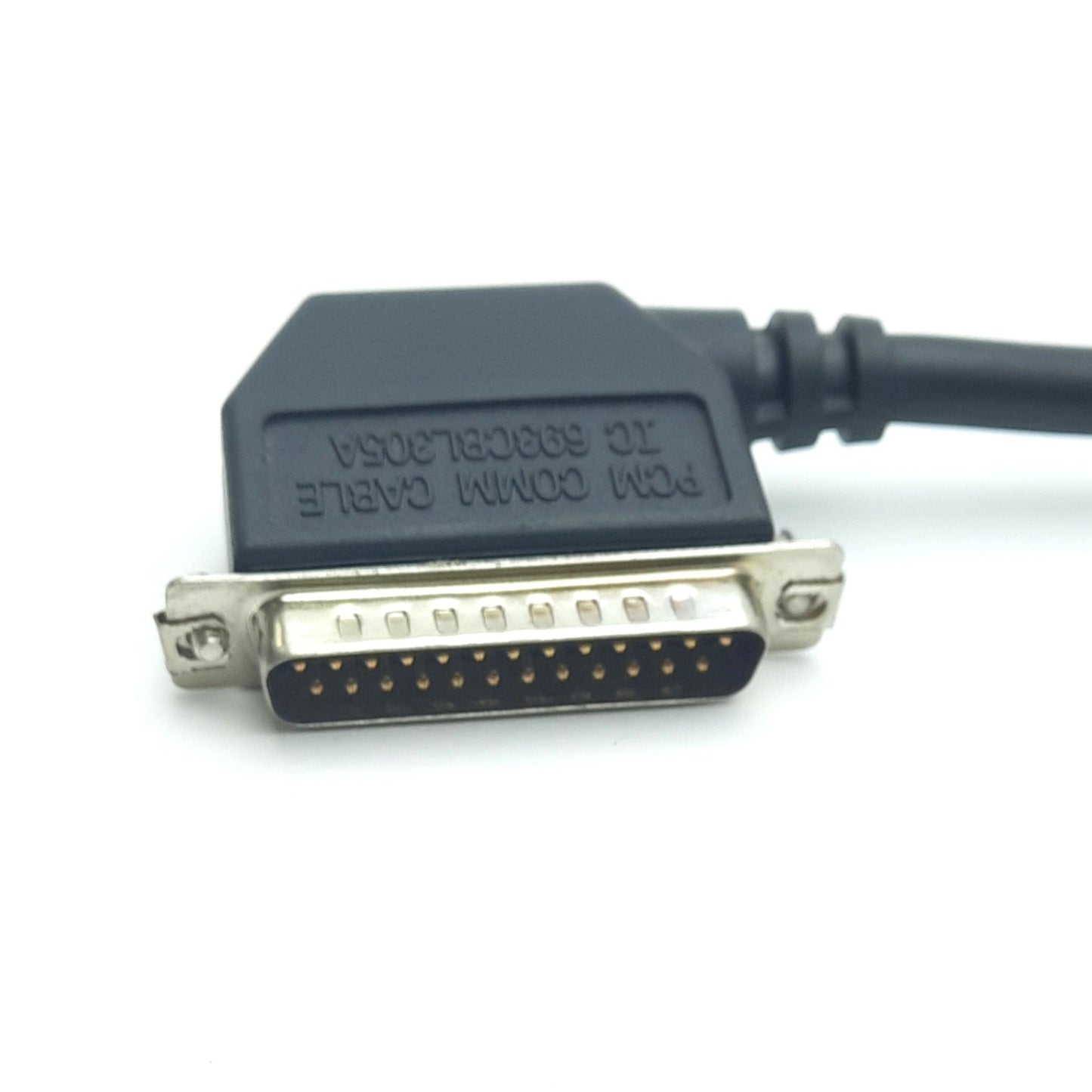Used Fanuc IC693CBL305A PCM Communication Cable, 25-Pin D-Sub, Male (1) - Female (2)