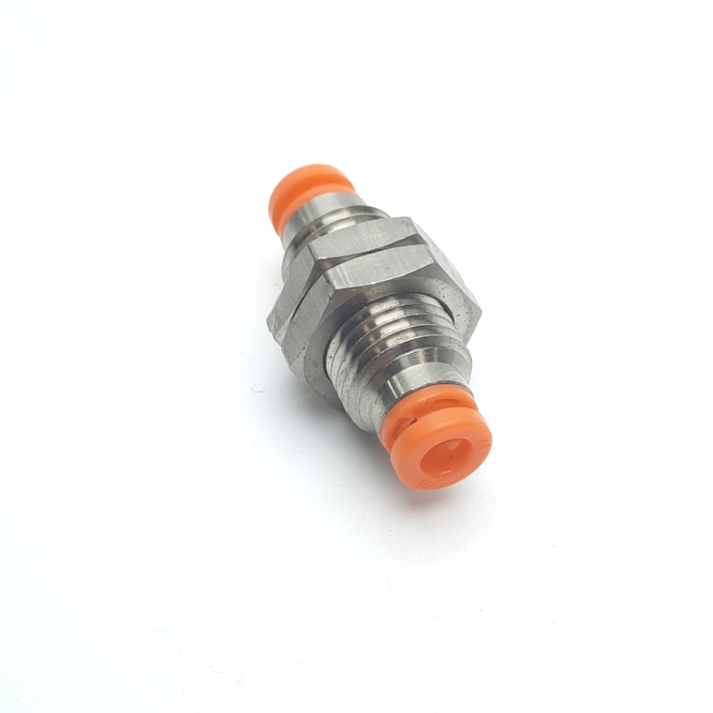 Used Lot of 20 SMC KQ2E23-00 Bulkhead Union P2C Fitting, 1/8" Tubing, Proof 3MPa