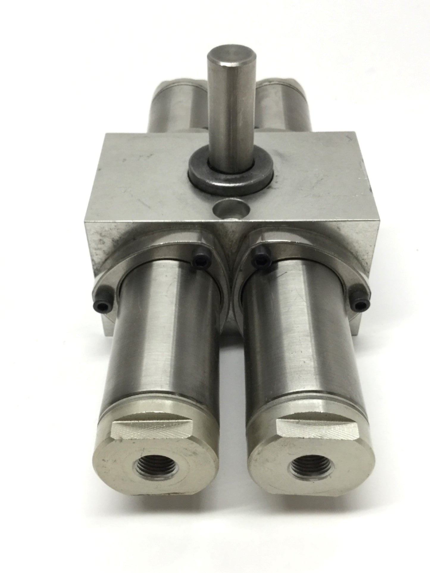 Used Bimba PT-074180 Pneu-Turn Rotary Air Actuator, 180° Rotation, Ø1-1/16" Bore