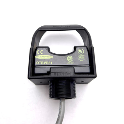 Used Banner OTBVR81 Optical Momentary Touch Button, 20-30VDC, SPDT, With Guard