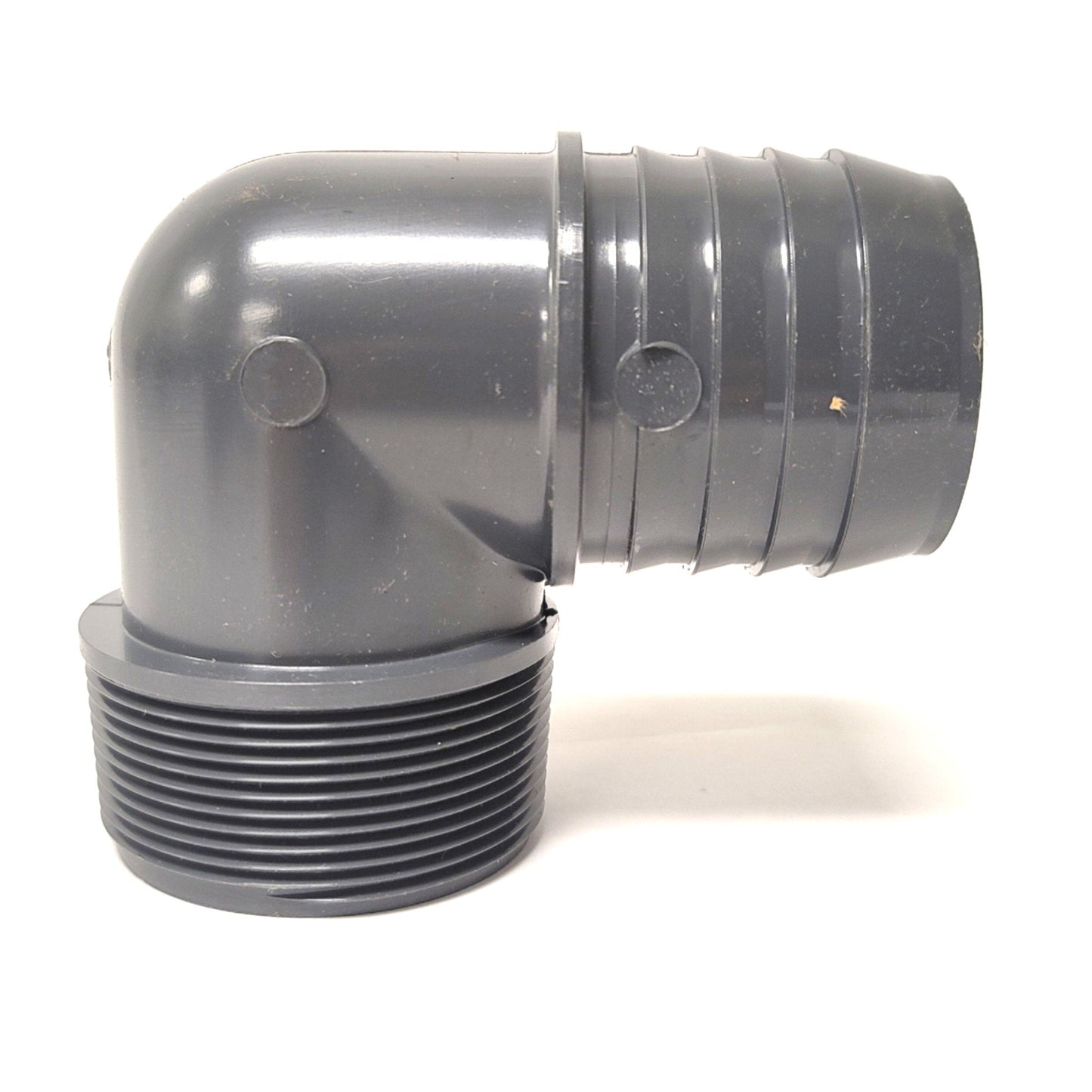 New Lot Of 4 Spears 1413-020 90 Degree PVC Elbows 2" NPT to Barbed Insert