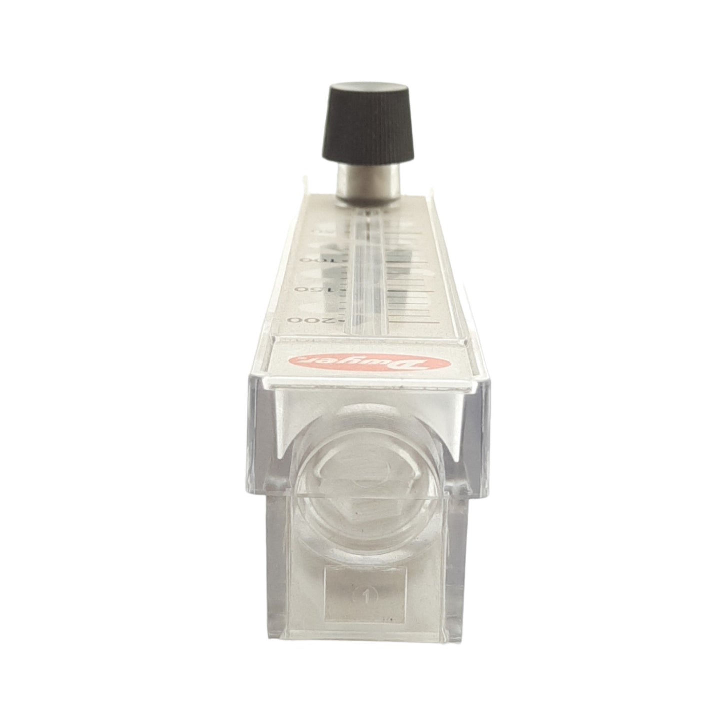 Used Dwyer RMB-54-SSV Rate Master Air Flow Meter 5", 20-200SCFH, SS Valve, 1/4" NPT