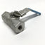 Used Jamesbury 1/4 33-3600ML-C Stainless Steel Ball Valve, 1/4" NPT, CF8M, 2000psi