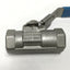 Used Jamesbury 1/4 33-3600ML-C Stainless Steel Ball Valve, 1/4" NPT, CF8M, 2000psi
