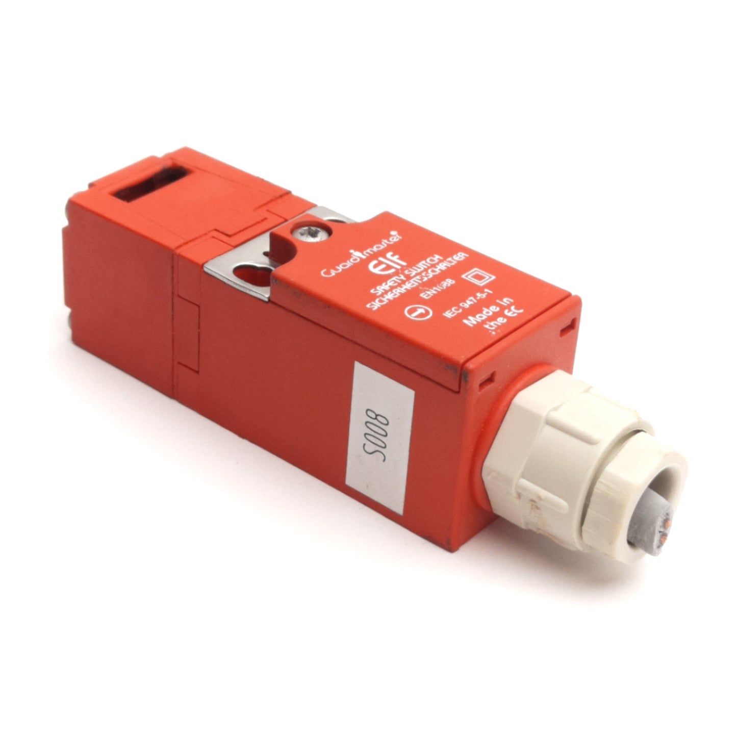 Used Guardmaster 33002 ELF Saftey Switch, 1 Normally Closed, PG9, 500VA, EN1088