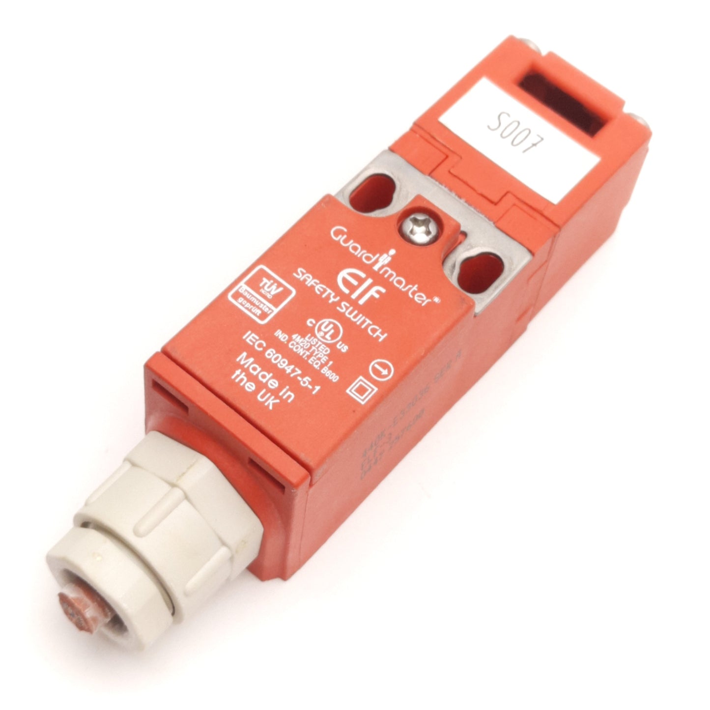 Used Allen Bradley 440K-E33036 Guardmaster Safety Switch 240V AC 3A, 24V DC 2A, 2-NC