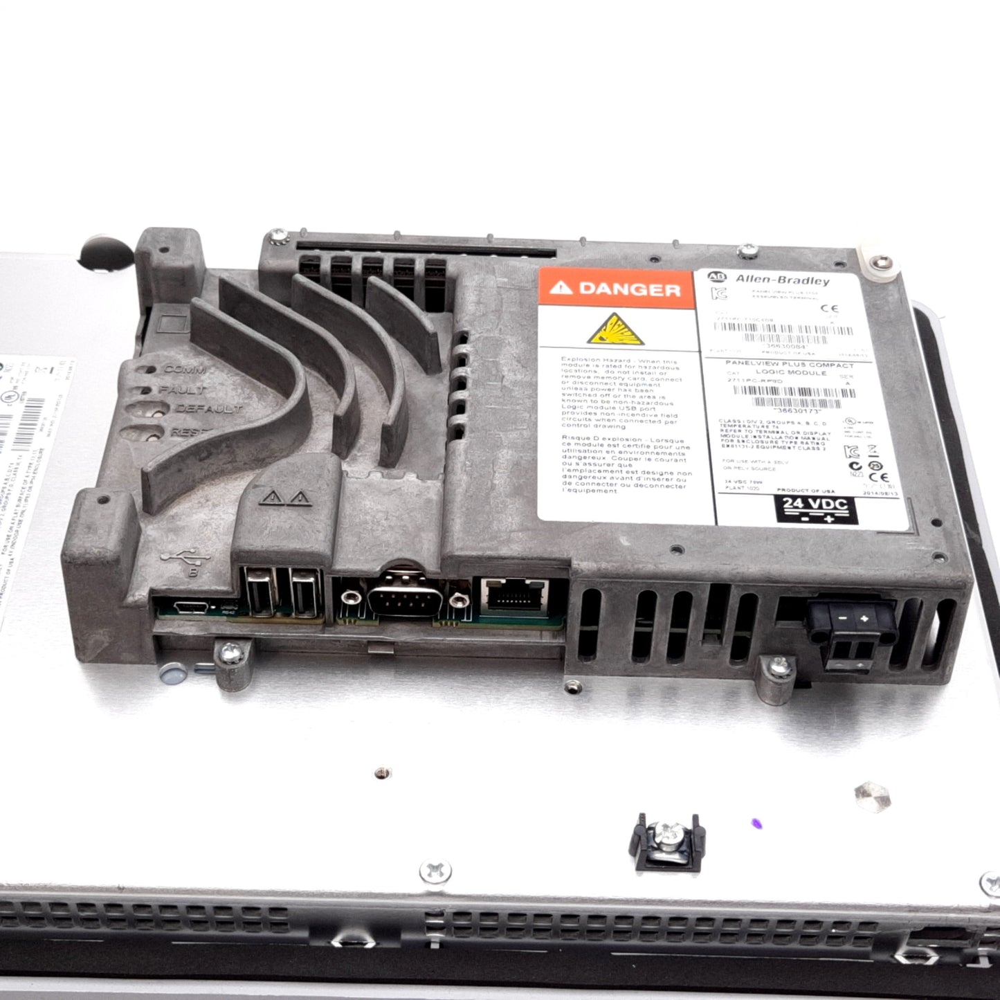 Used Allen Bradley 2711PC-T10C4D8 PanelView Plus 1000 Color Touchscreen Display HMI