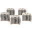 Used Lot of 25 Wago 249-116 Terminal End Block Screwless Stop, 6mm x 45mm x 28.2mm