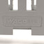 Used Lot of 25 Wago 249-116 Terminal End Block Screwless Stop, 6mm x 45mm x 28.2mm