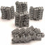 Used Lot of 25 Phoenix Contact E-UK End Clamp Terminal Block, 9.5 x 35.5 x 50.5mm