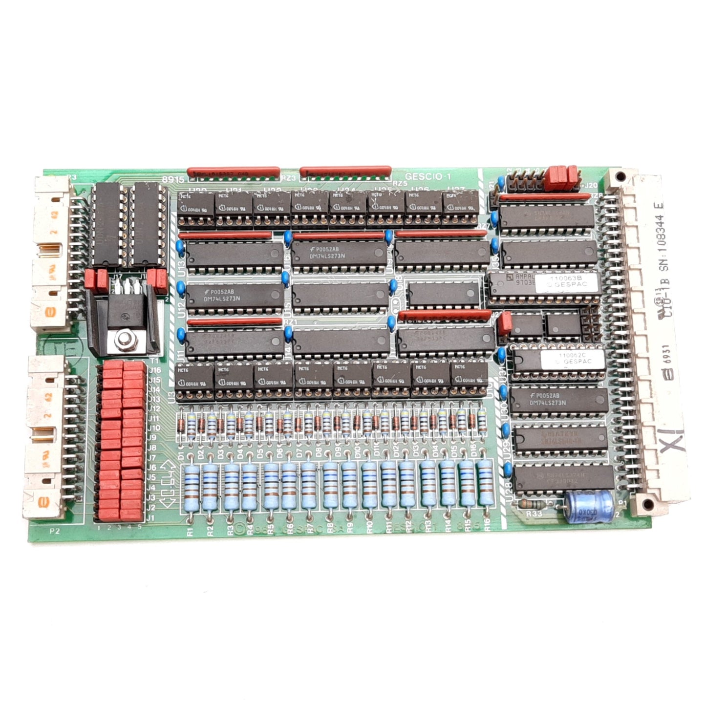 Used Gespac GESCIO-1 CIO-1 Output Board/Card, LuxStar LX-100