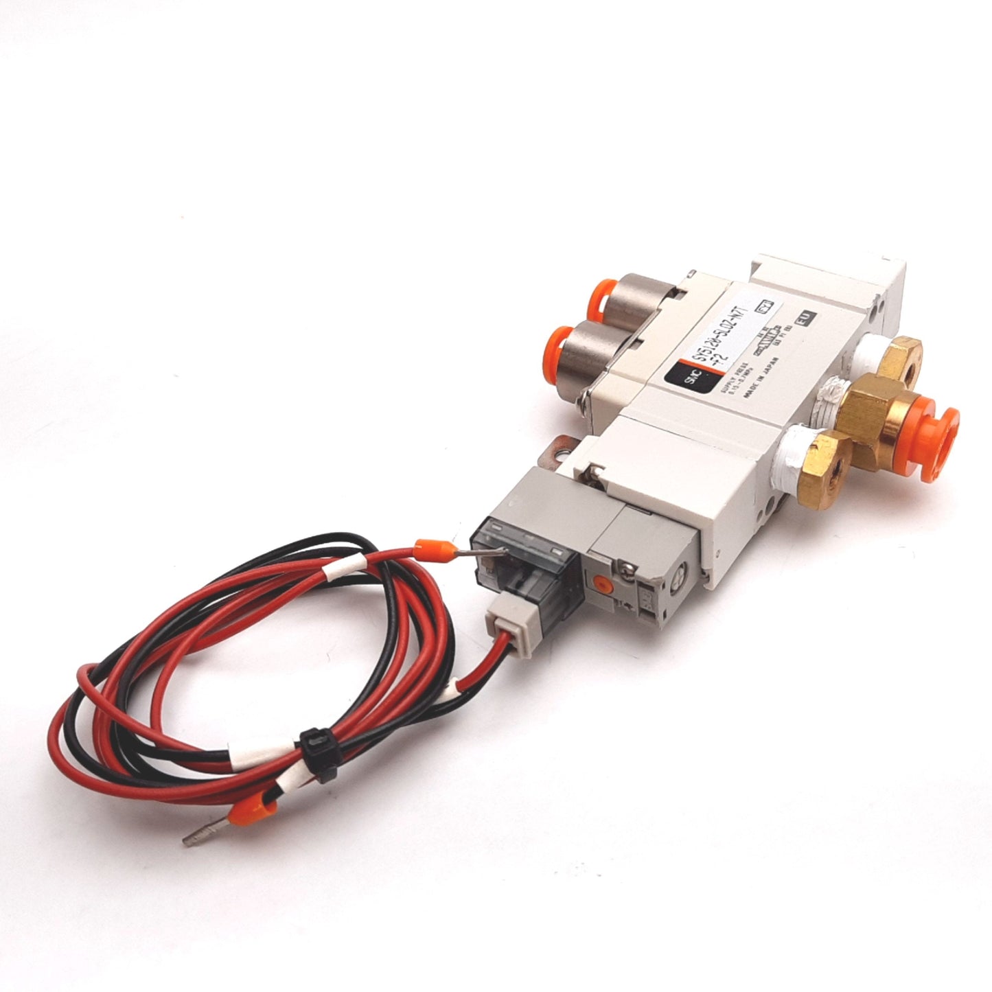 Used SMC SY5120-5LOZ-N7T-F2 Solenoid Valve, 2-Position 5-Port, 0.15-0.7MPa, 24VDC